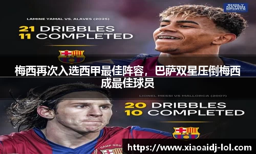 梅西再次入选西甲最佳阵容，巴萨双星压倒梅西成最佳球员
